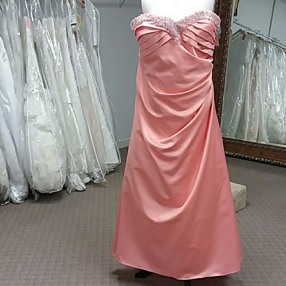 CORAL color Xcite Prom, Quinceanera, Pageant Gown